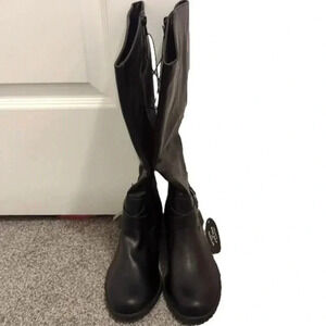 Style & Co Womens Marliee Riding Black